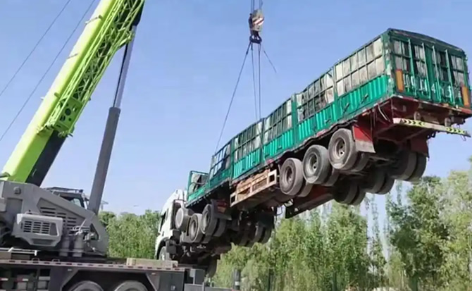 钦南区道路脱困救援案例